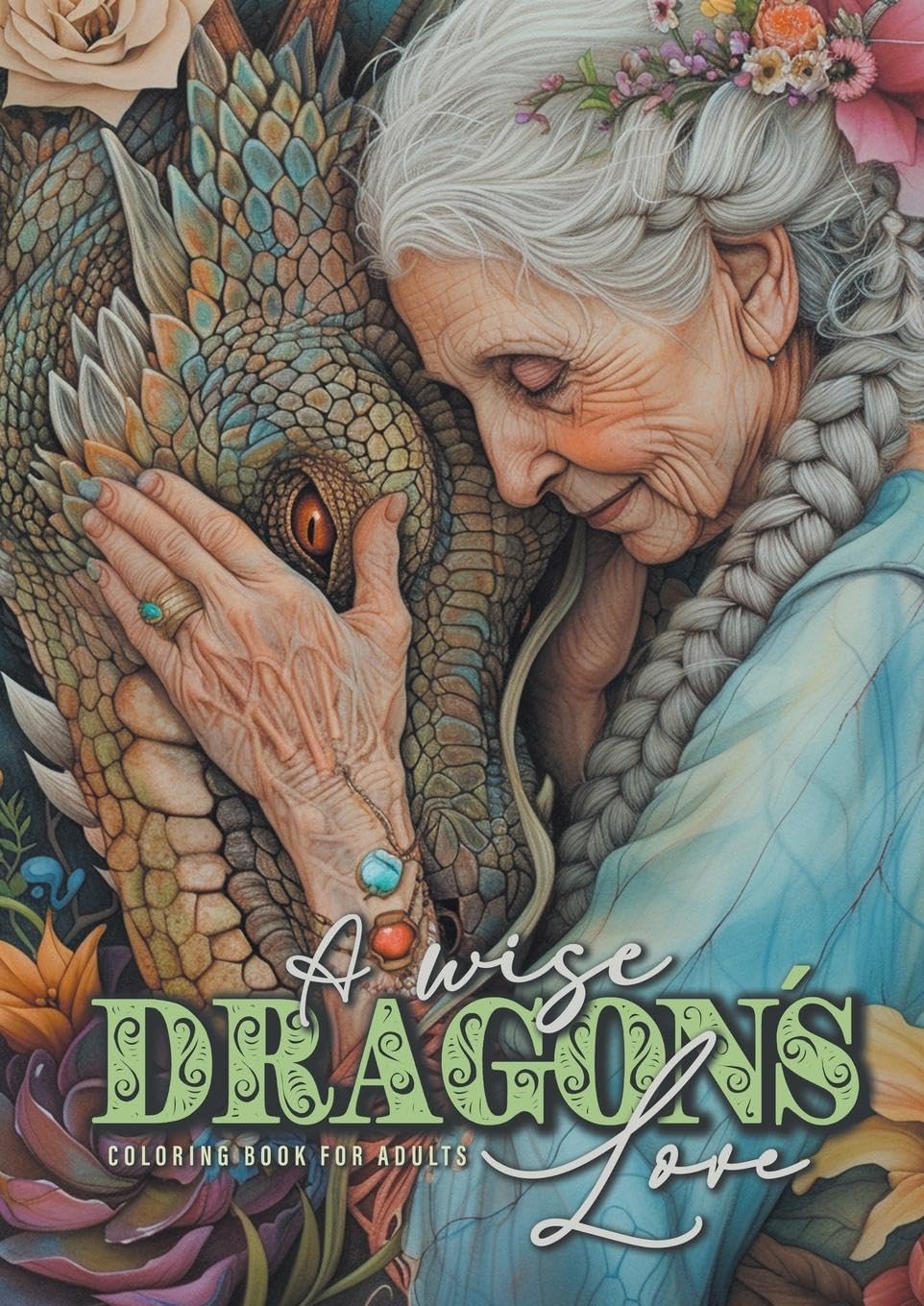 A wise Dragon¿s Love Coloring Book for Adults Film, Art & Culture