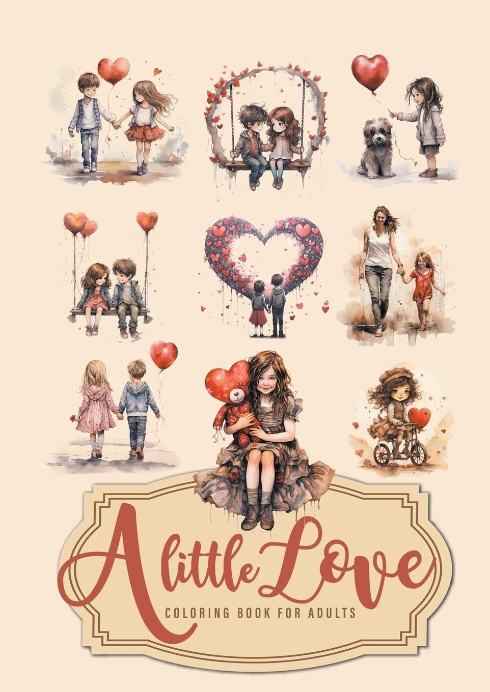 A little Love Coloring Book for Adults Film, Art & Culture