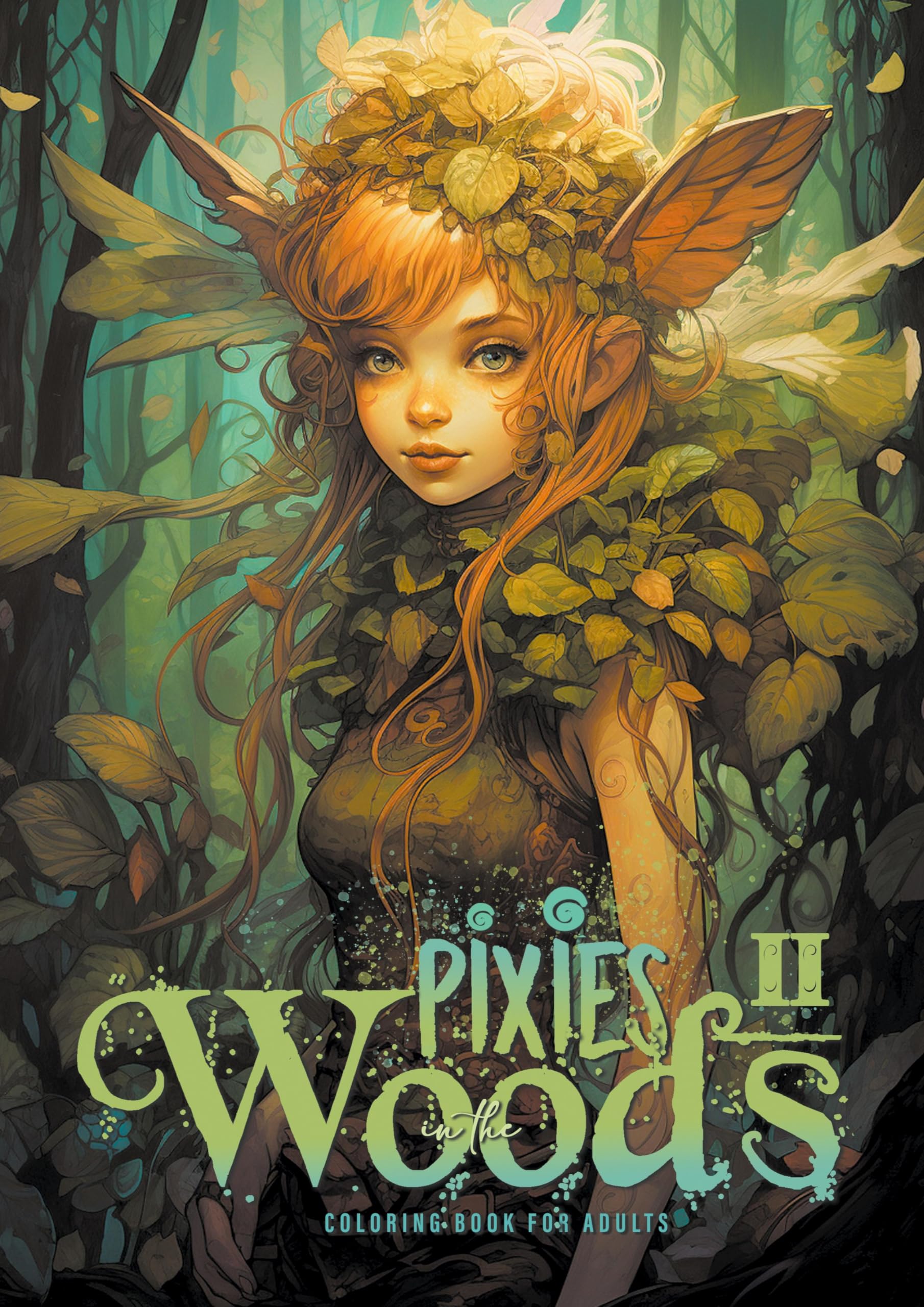 Pixies in the Woods Coloring Book for Adults 2 Hobbies & Crafts