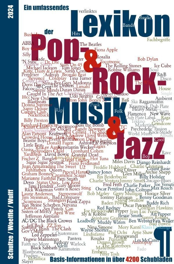 Ein umfassendes Lexikon der Pop-, Rock- und Jazz-Musik: Bands, Musiker und Fachbegriffe in über 4.200 Schubladen Arts & Music