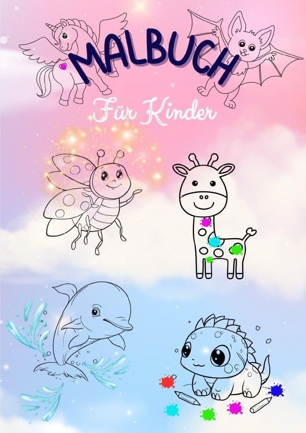 Malbuch für Kinder - Tiere Novels & Short Stories