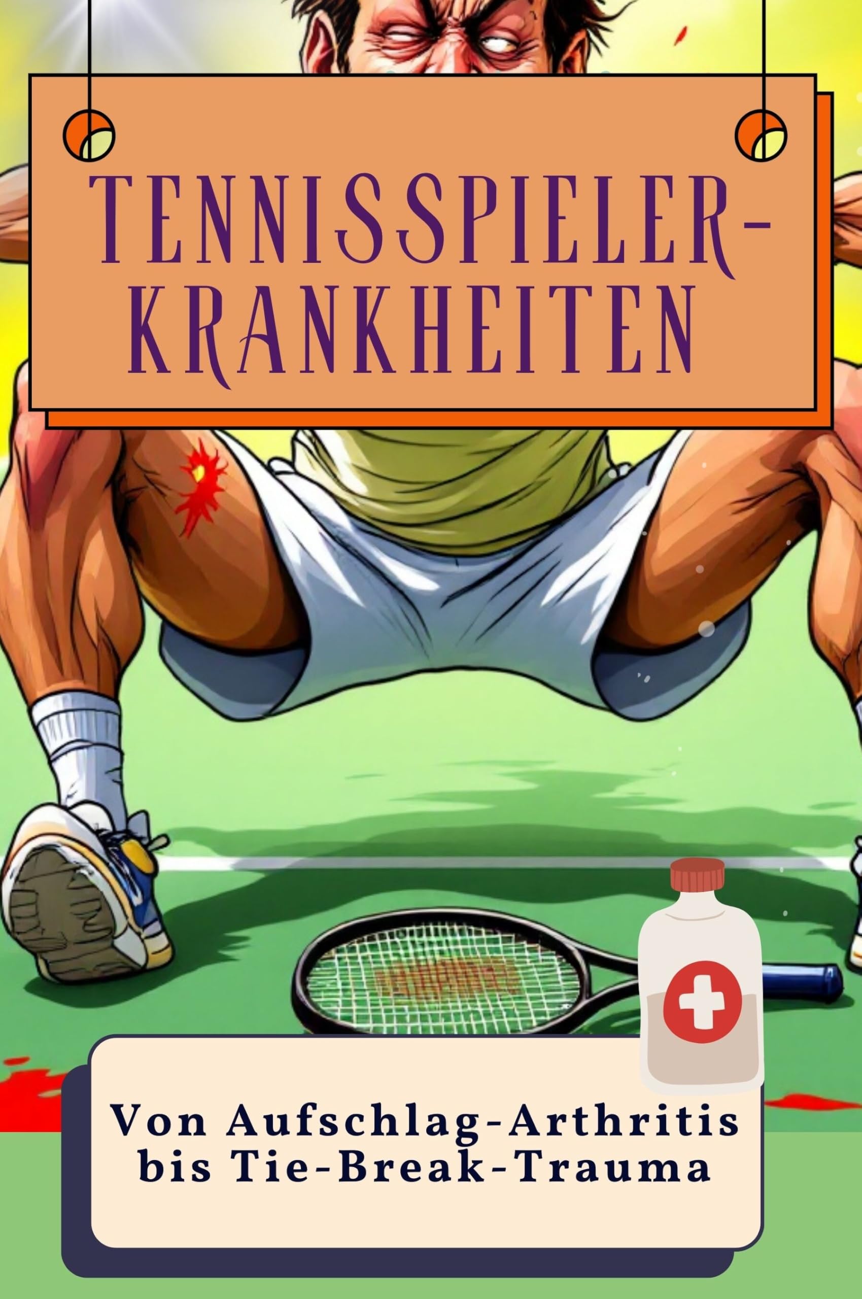 Tennisspieler-Krankheiten - Genial lustiges Humorbuch - das perfekte Geschenk für Weihnachten und Geburtstag: Von Aufschlag-Arthritis bis Tie-Break-Trauma Lifestyle