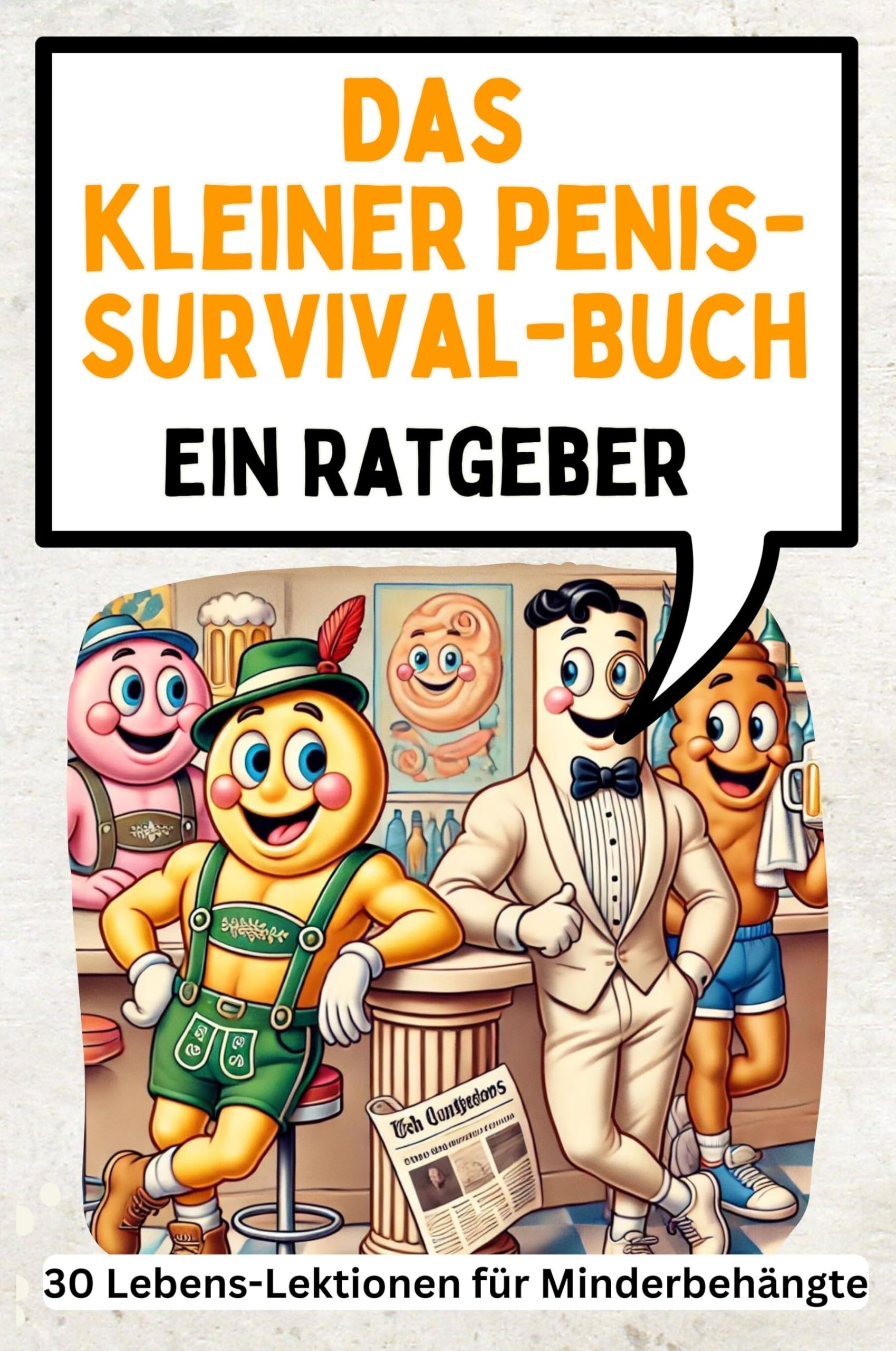 Das kleiner Penis-Survival-Buch - 30 Lebens-Lektionen für Minderbehängte: Ein Ratgeber Partnership & Love