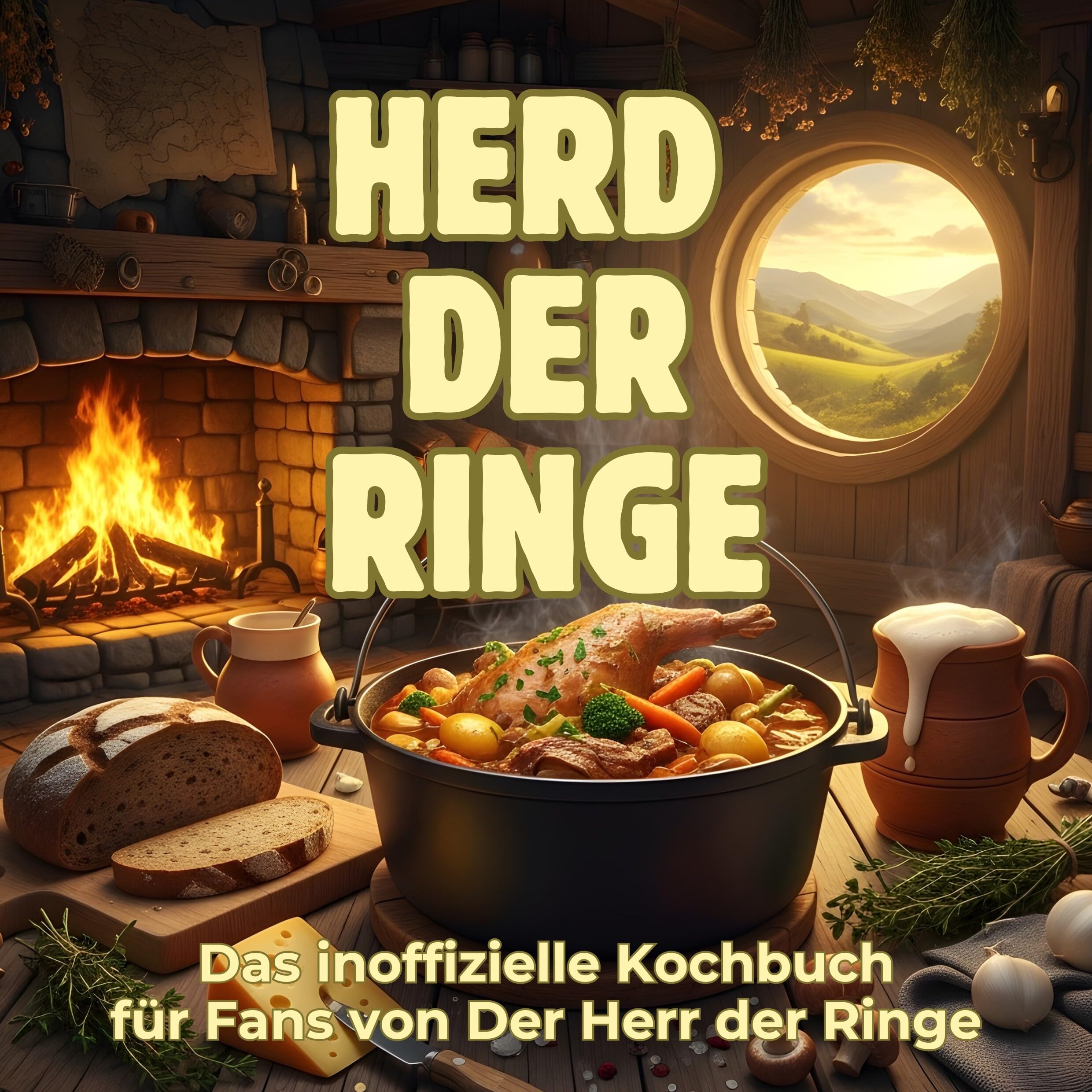 Herd der Ringe: Das inoffizielle Kochbuch für Fans von Der Herr der Ringe. 40 Rezepte für jedes Kochlevel: schnell, lecker, einfach Film, Art & Culture