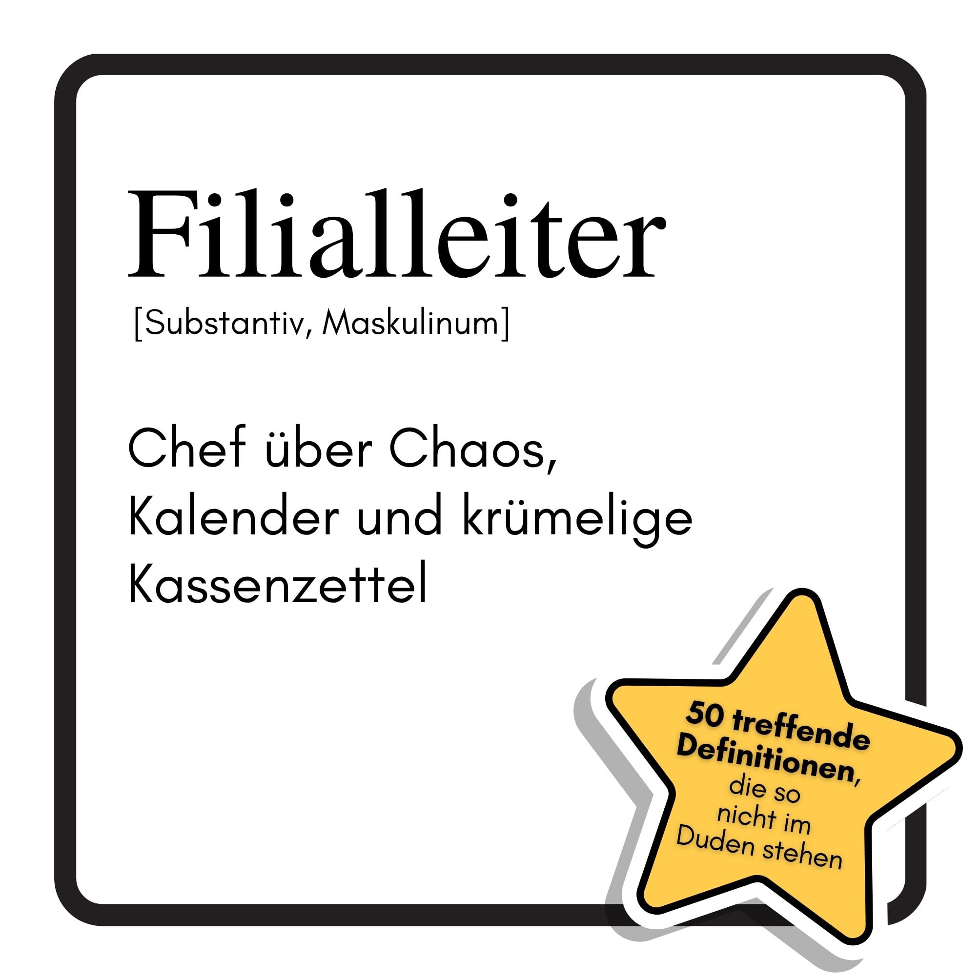 Filialleiter Humour & Satire