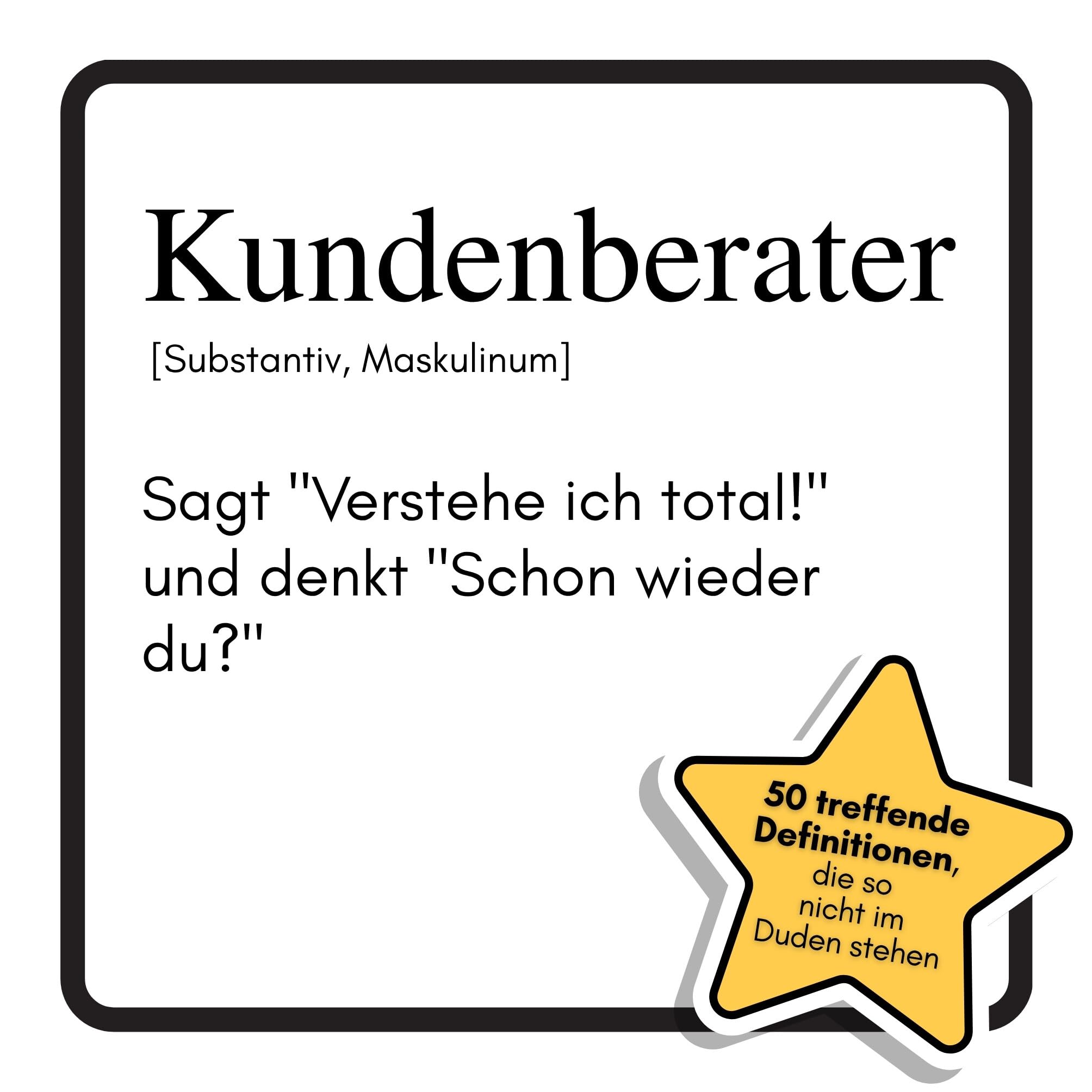 Kundenberater Humour & Satire