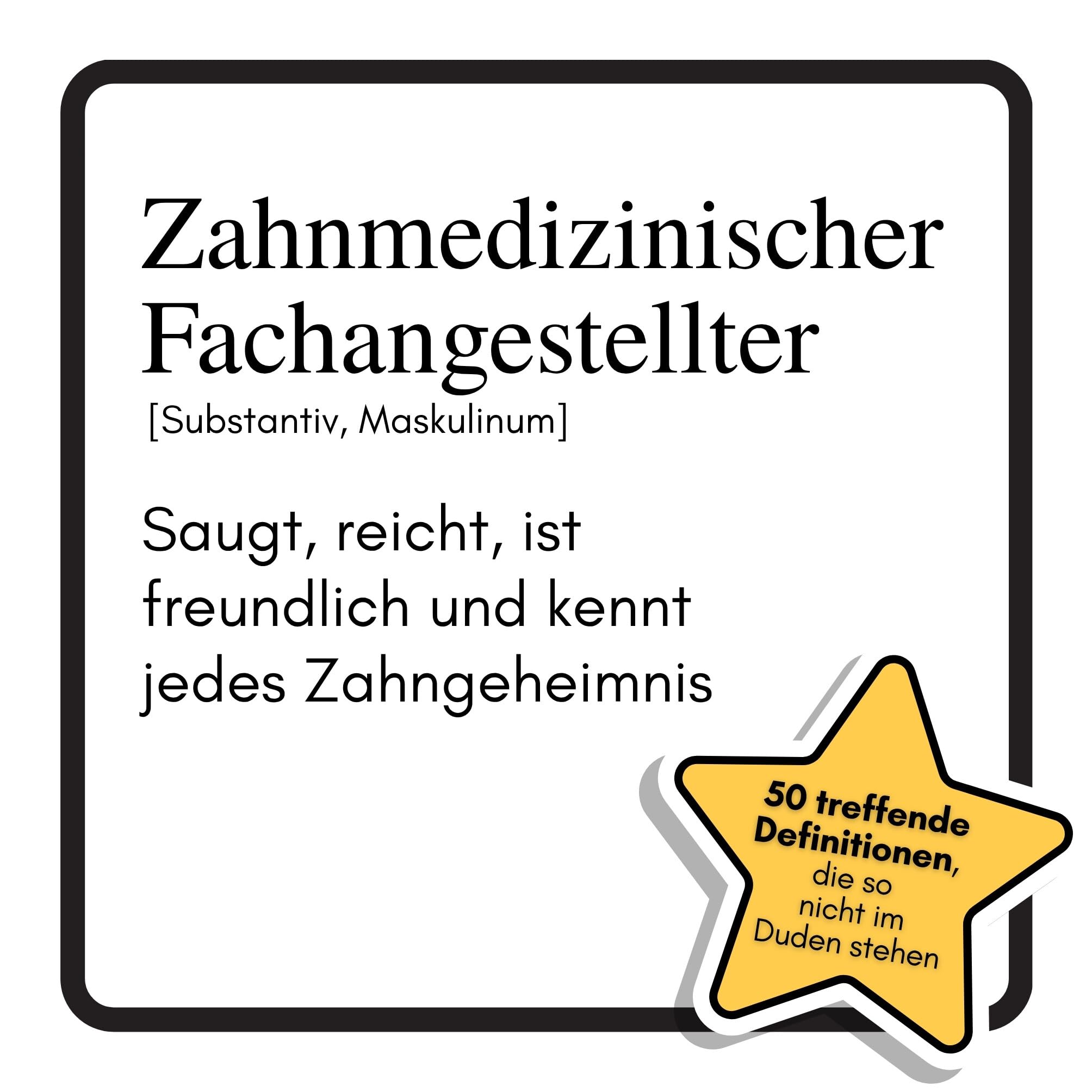 Zahnmedizinischer Fachangestellte Humour & Satire