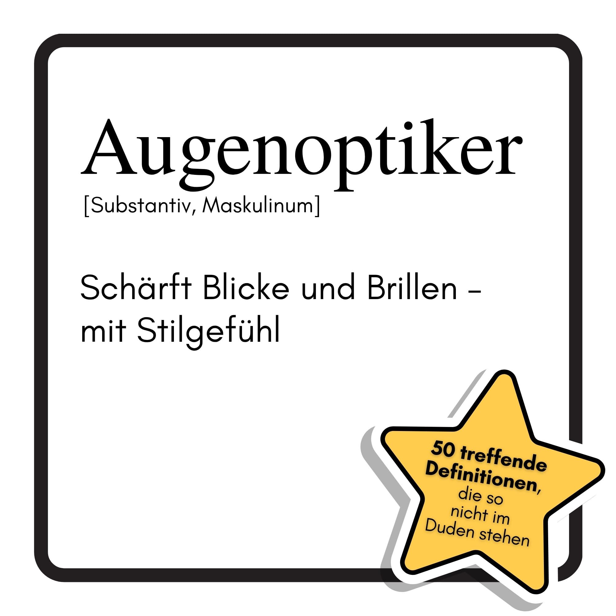 Augenoptiker Humour & Satire
