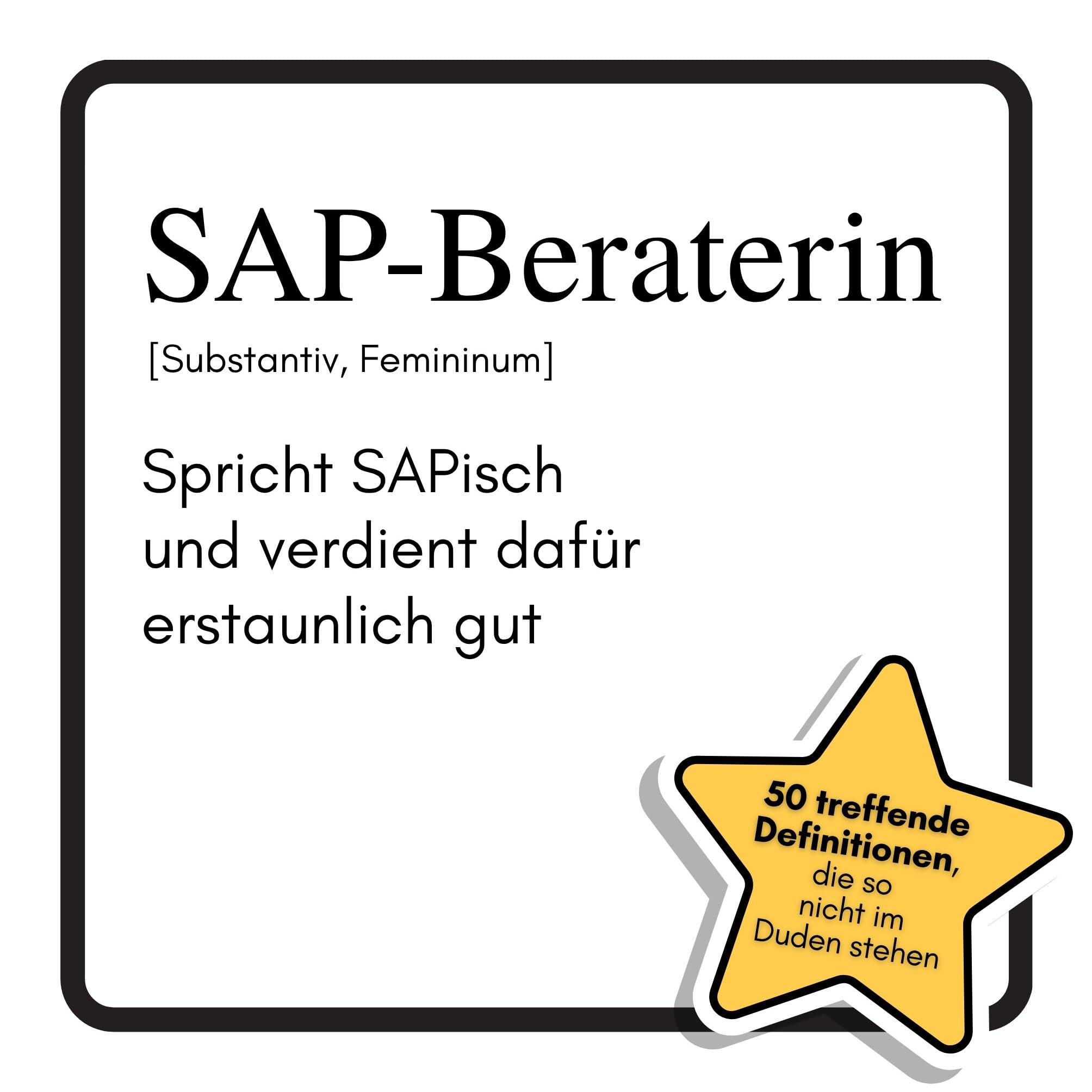 SAP-Beraterin Humour & Satire
