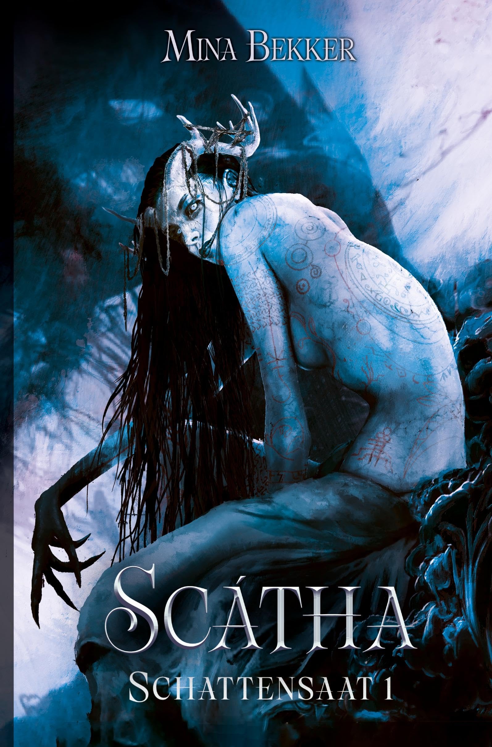 Scátha - Schattensaat 1: Dark Fantasy ohne Romance, mit Bodyhorror, einer Antiheldin, Tattoomagie & dem Fluch einer Göttin Historical Fiction