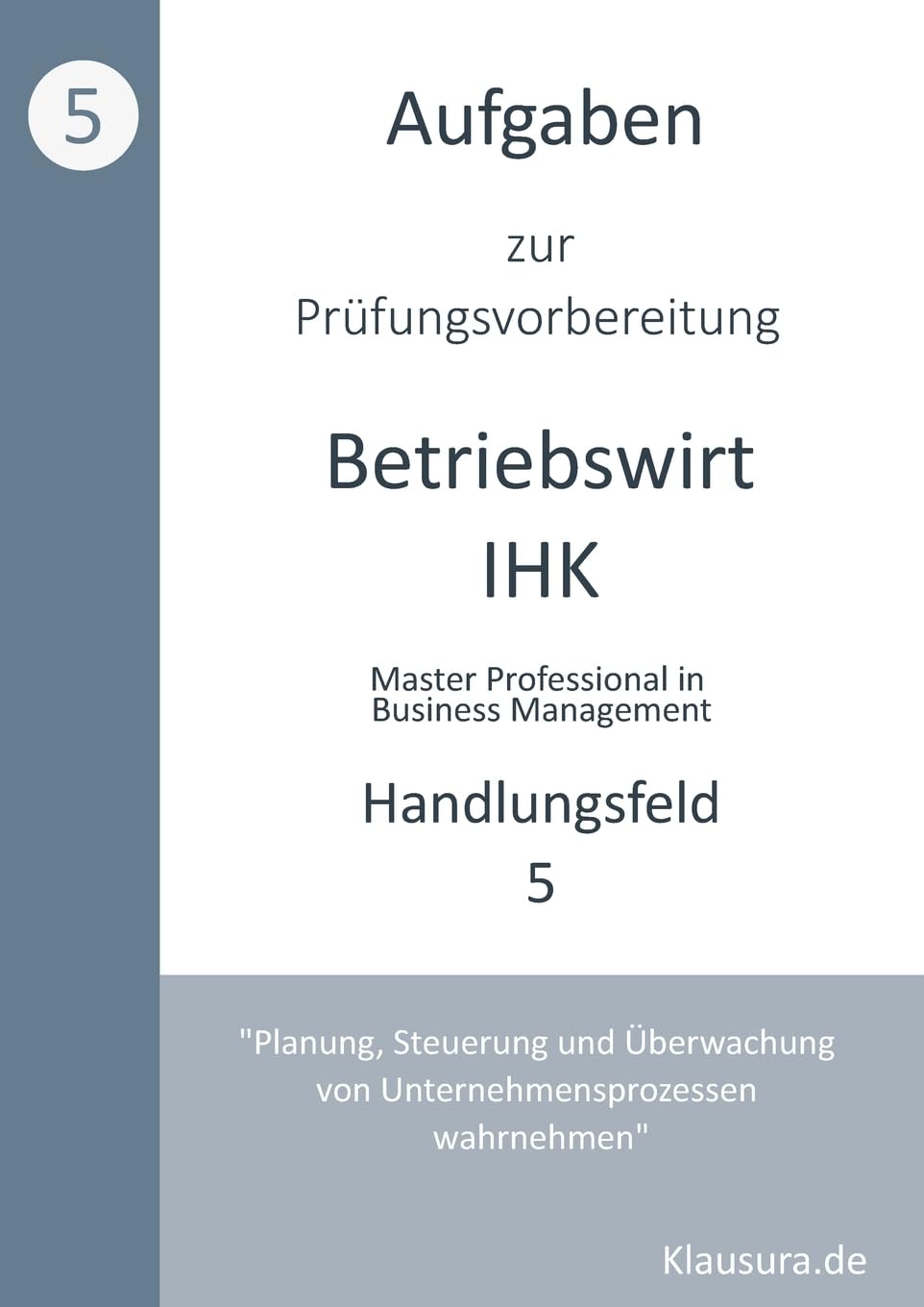Aufgaben zur Prüfungsvorbereitung geprüfte Betriebswirte IHK: Handlungsfeld 5 Law