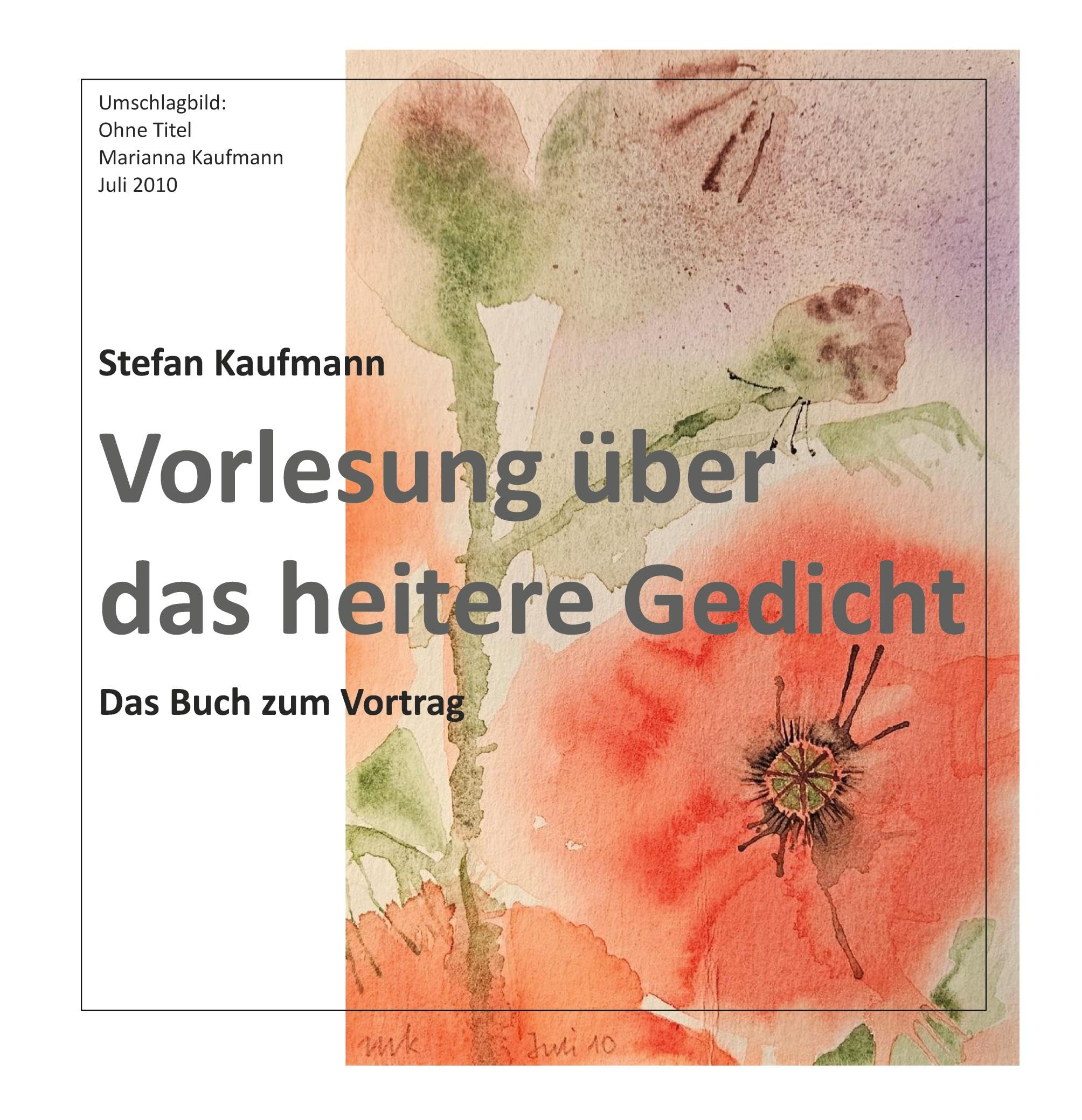 Vorlesung über das heitere Gedicht Poetry