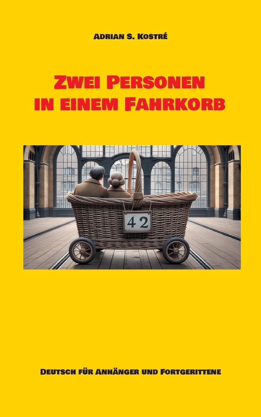 Zwei Personen in einem Fahrkorb book