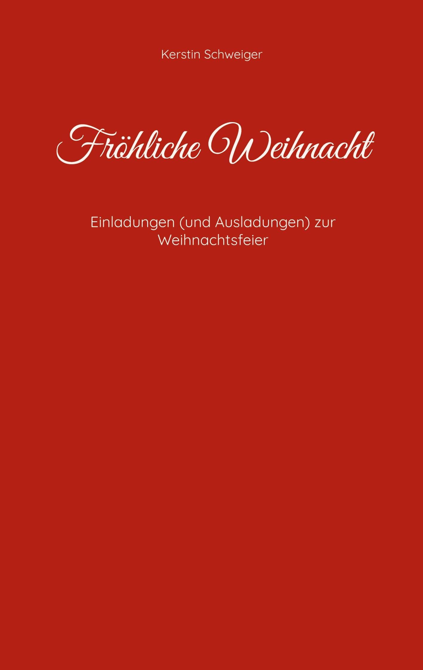 Fröhliche Weihnacht book