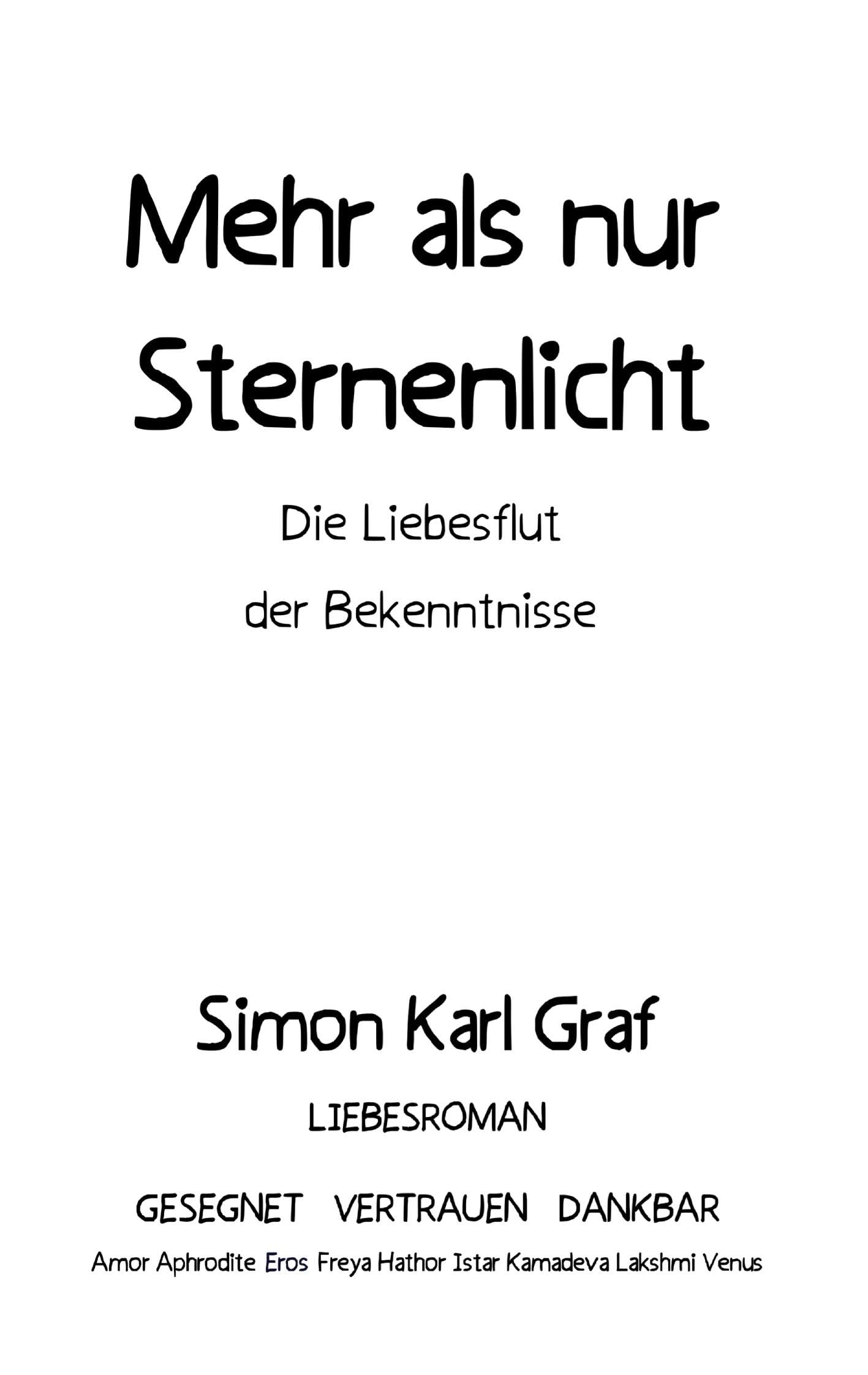 Mehr als nur Sternenlicht Contemporary literature