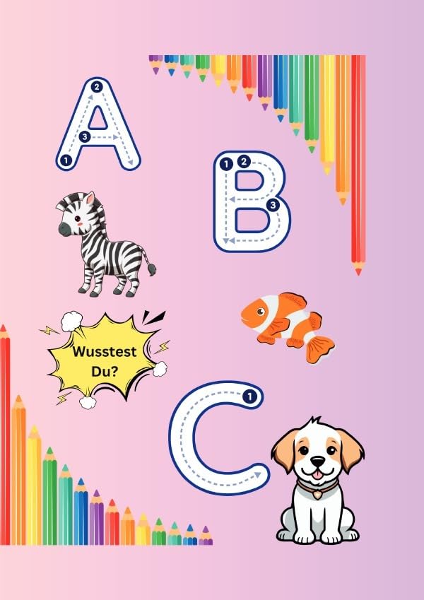 ABC Tier und Schreibheft: DE Leisure & Fun
