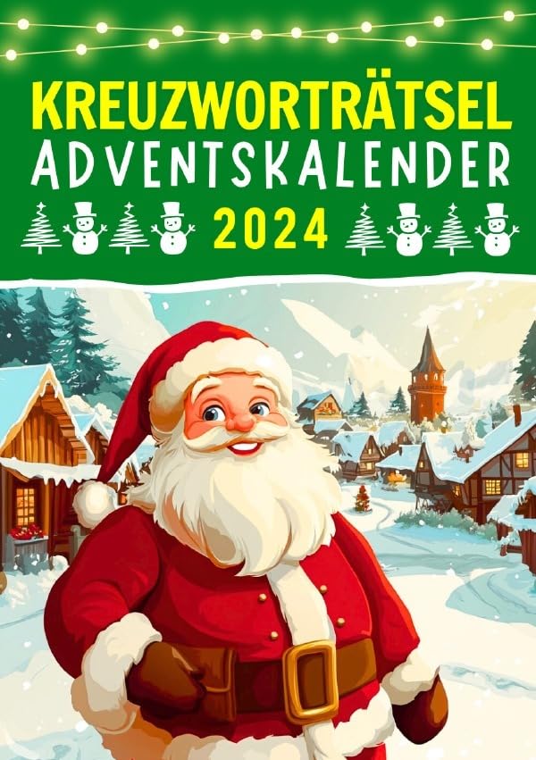 Kreuzworträtsel Adventskalender 2024: Weihnachtsgeschenke für frauen, männer, mama, papa, opa, oma und eltern ● Adventskalender für Erwachsene mit 24 ... für Senioren, Erwachsene und Rentner Lifestyle