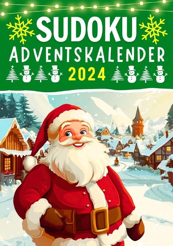 Sudoku Adventskalender 2024: Weihnachtsgeschenke für frauen, männer, mama, opa, oma und eltern ● Adventskalender für Erwachsene mit 60 Sudoku (Leicht ... für Senioren, Erwachsene und Rentner Lifestyle
