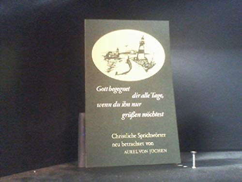 Gott begegnet die alle Tage, wenn du ihn nur grüßen möchtest. Christliche Sprichwörter neu betrachtet Books