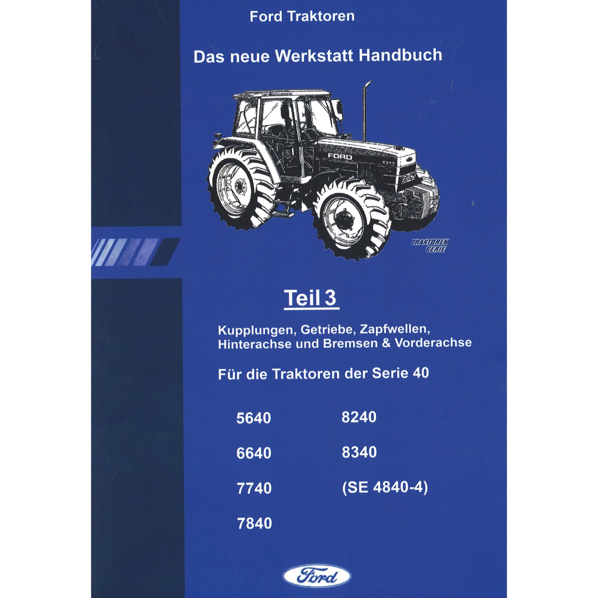 Fordson Ford Teil 3 Kupplung Getriebe Zapfwellen Achsen Bremse Werkstatthandbuch Business & Technology