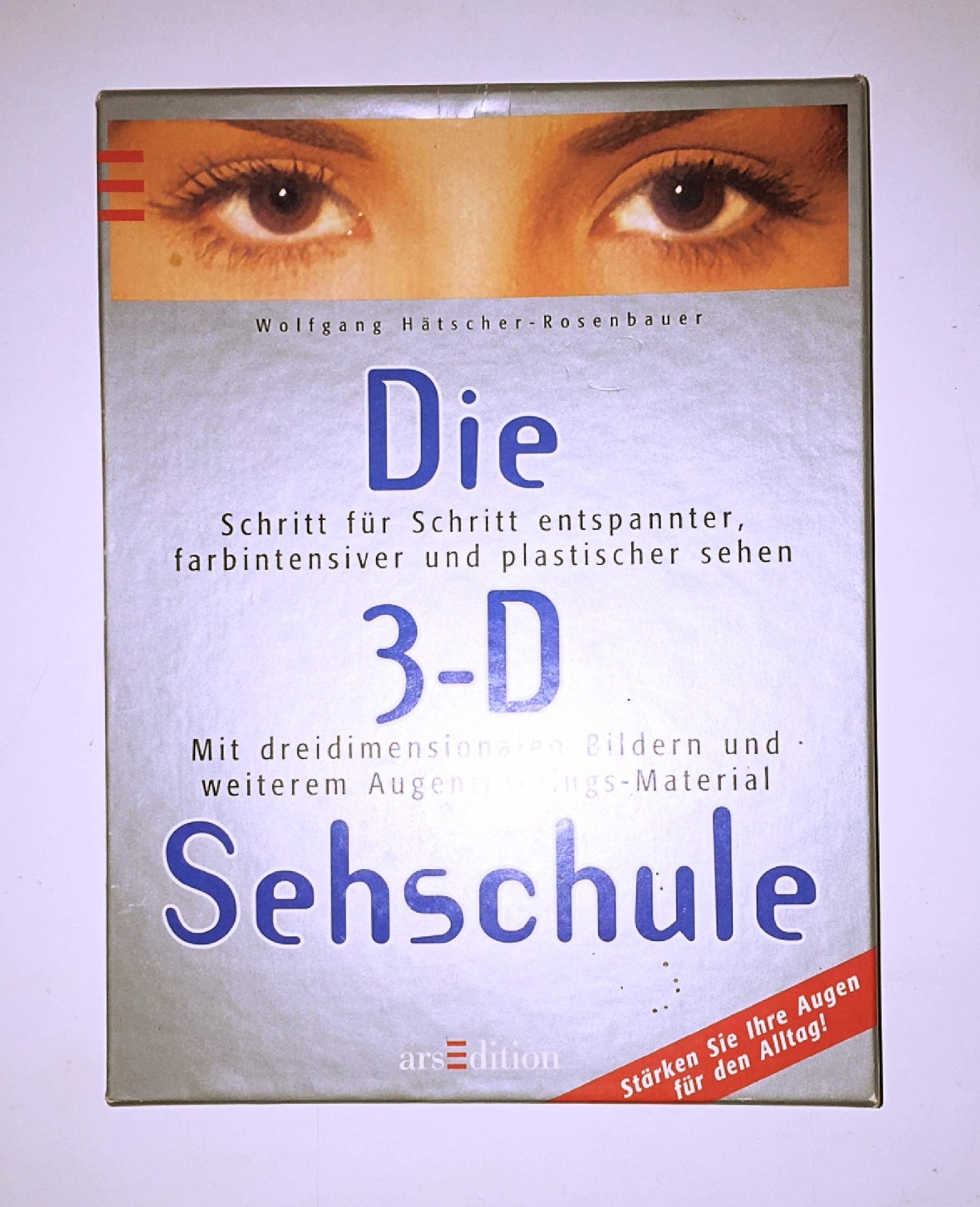 Die 3-D-Sehschule: Schritt für Schritt entspannter, farbintensiver und plastischer sehen. Schnur mit 16 Holzperlen, farbtherapeutische Augenstärkungstafel, 8 magische Bilder Film, Art & Culture