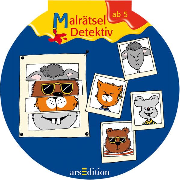 Malrätsel Detektive (Formgestanzte Malblöcke) Non-fiction