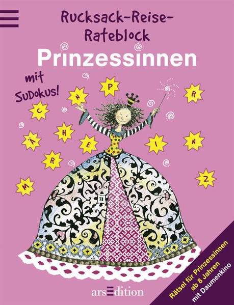 Prinzessinnen: Rätsel für Prinzessinnen. Mit Daumenkino und Sudokus (Rucksack-Reise-Rateblock) Leisure & Fun