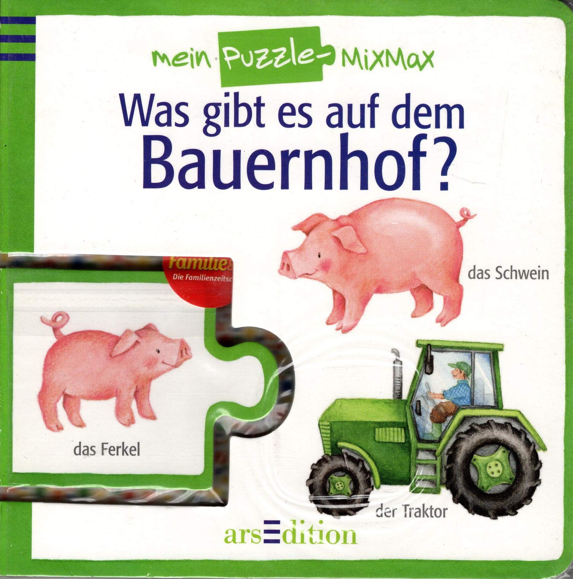 Was gibt es auf dem Bauernhof?: Mein Puzzle-MixMax Children's books