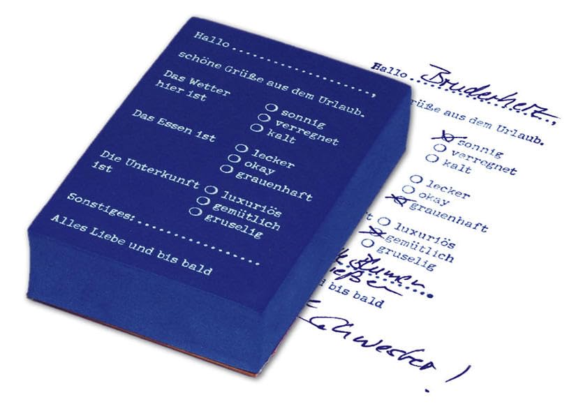 Urlaubsgrüße: Der Postkartenstempel Posters