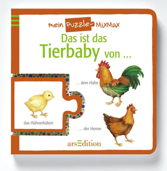 Das ist das Tierbaby von …: Mein Puzzle-MixMax Children's books