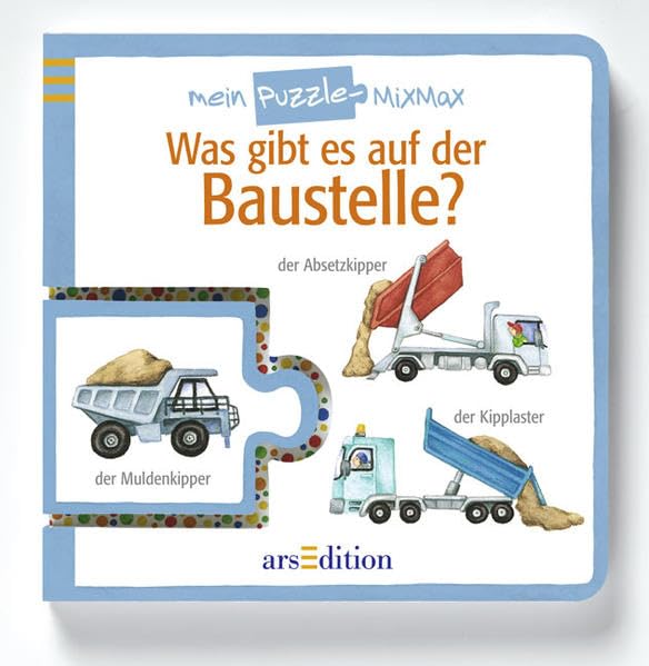 Was gibt es auf der Baustelle?: Mein Puzzle-MixMax Children's books