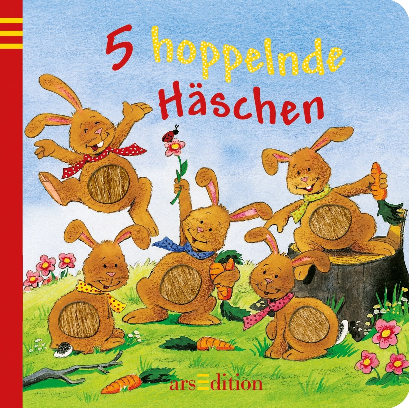 5 hoppelnde Häschen (5er Stanze) Children's books