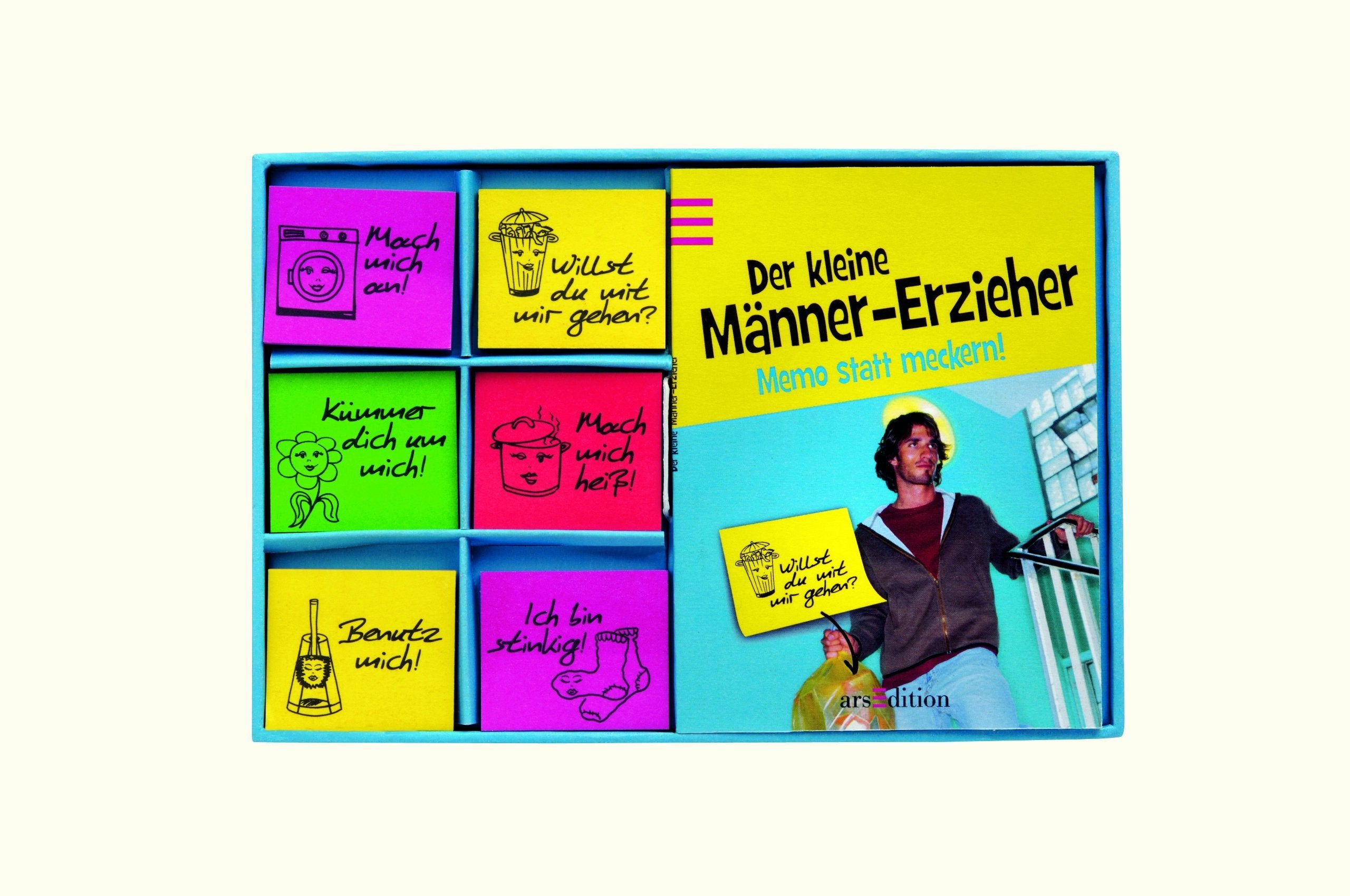 Der kleine Männer-Erzieher: Memo statt meckern: Memo statt meckern!. 6 Blöcke mit selbstklebenden Zetteln und Booklet Living & Furnishing