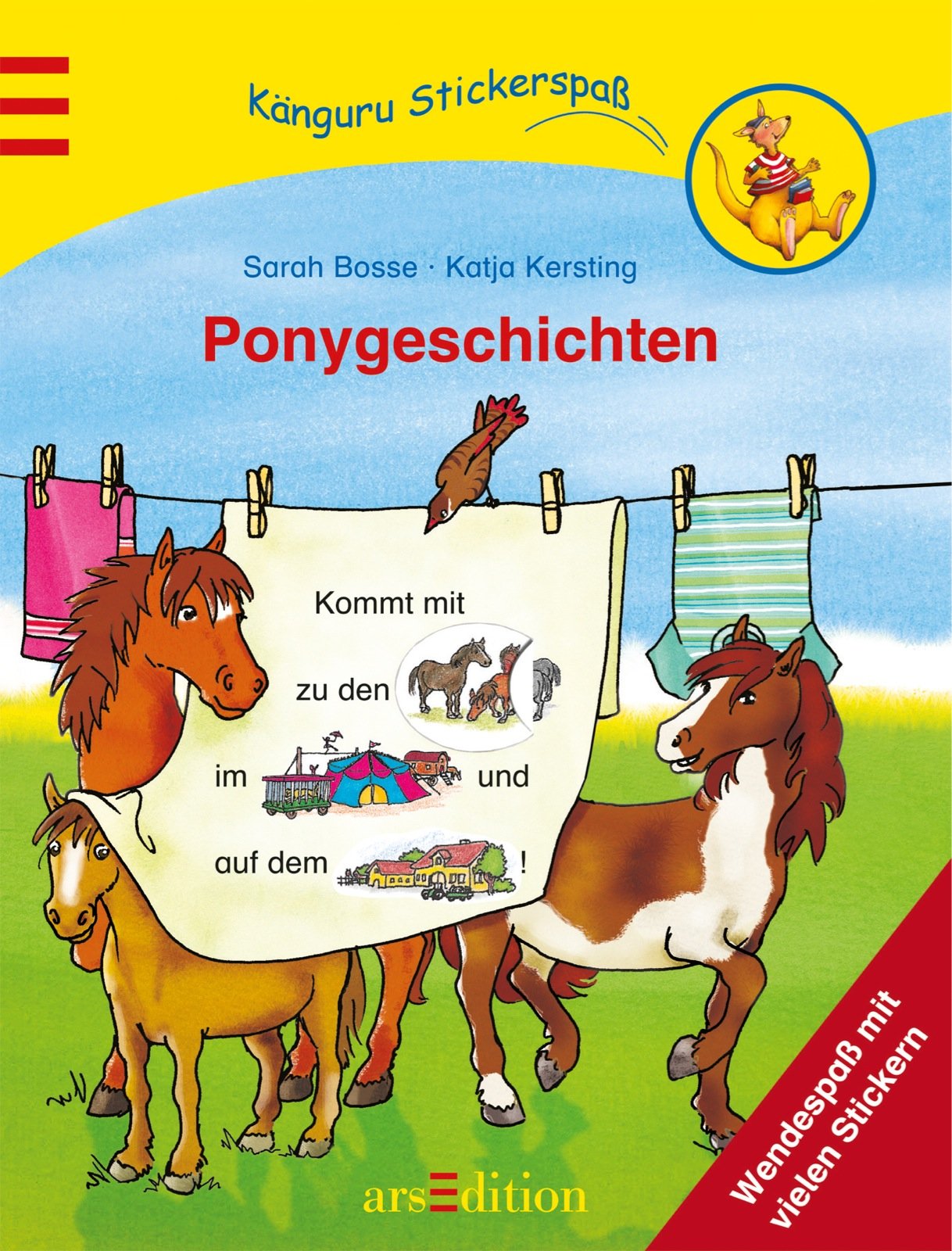 Stickerspaß - Ponygeschichten: Wendespaß mit vielen Stickern (Stickerspaß-Wendeheft) Novels & Short Stories