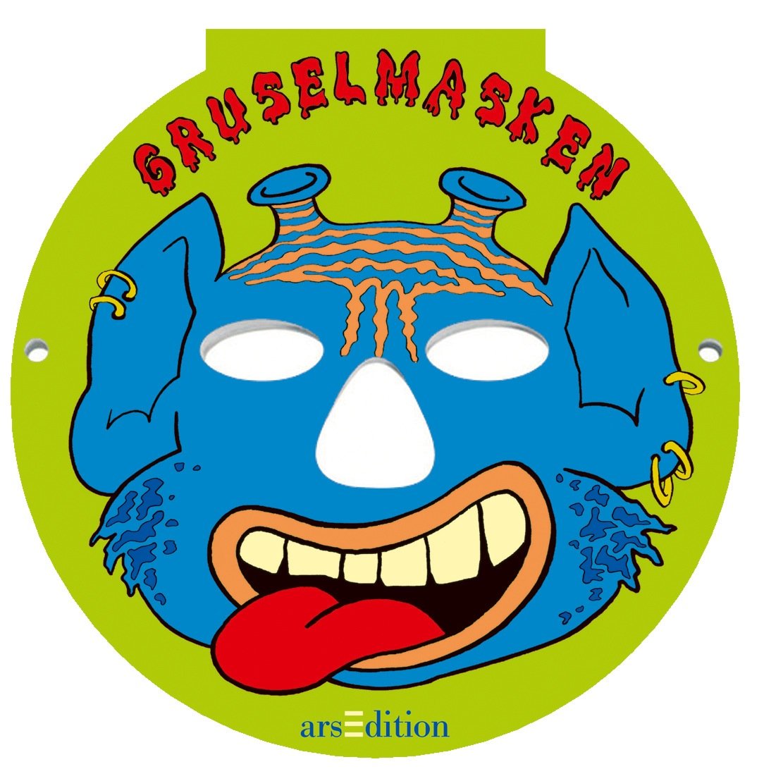 Gruselmasken: zum Ausmalen Non-fiction