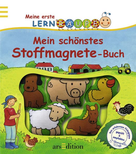 Meine erste Lernraupe: Mein schönstes Stoffmagnete-Buch Children's books