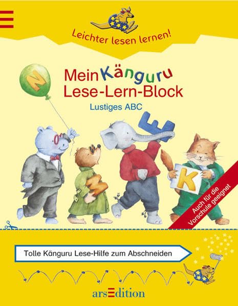 Mein Känguru Lese-Lern-Block. Lustiges ABC. book
