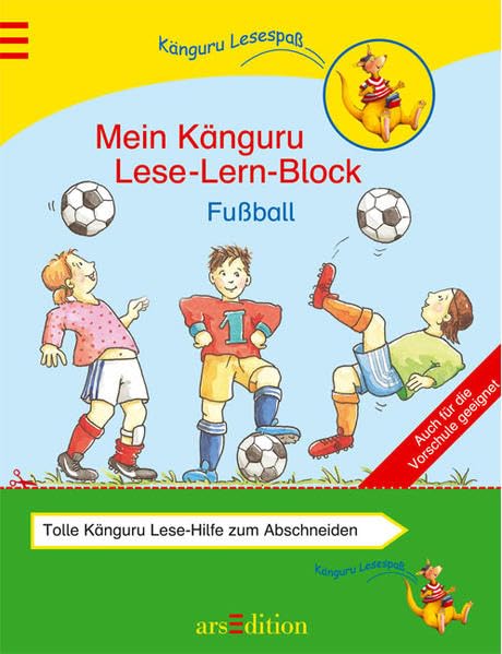 Mein grosser Känguru-Lese-Lern-Block Fussball (Känguru - LeseLernHilfen) Non-fiction