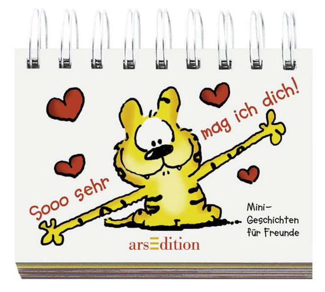 Sooo sehr mag ich dich: Mini-Geschichten für Freunde: Mini-Geschichten für Freunde. Aufstellbuch Lifestyle