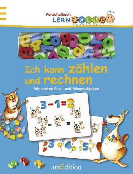 Ich kann zählen und rechnen: Meine erste Lernraupe: Meine ersten Plus- und Minusaufgaben Children's books