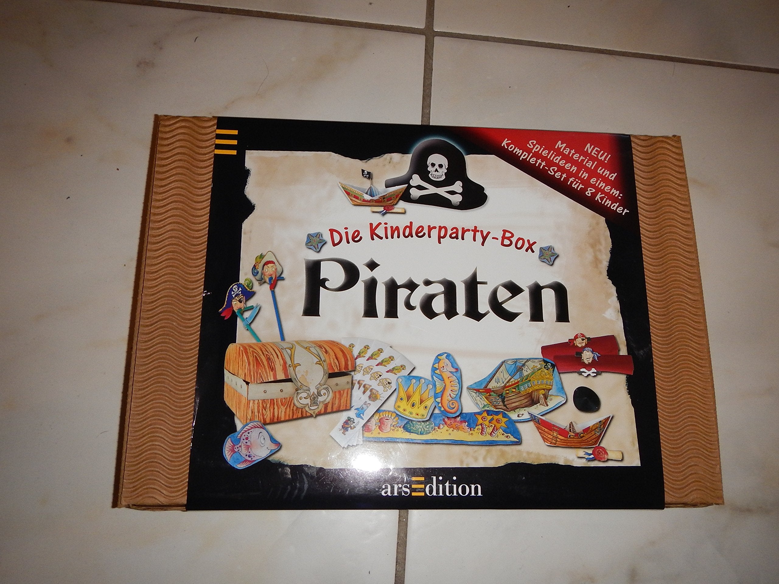 Kinderparty-Box Piraten: Material und Spielideen in einem: Komplett-Set für 8 Kinder Non-fiction