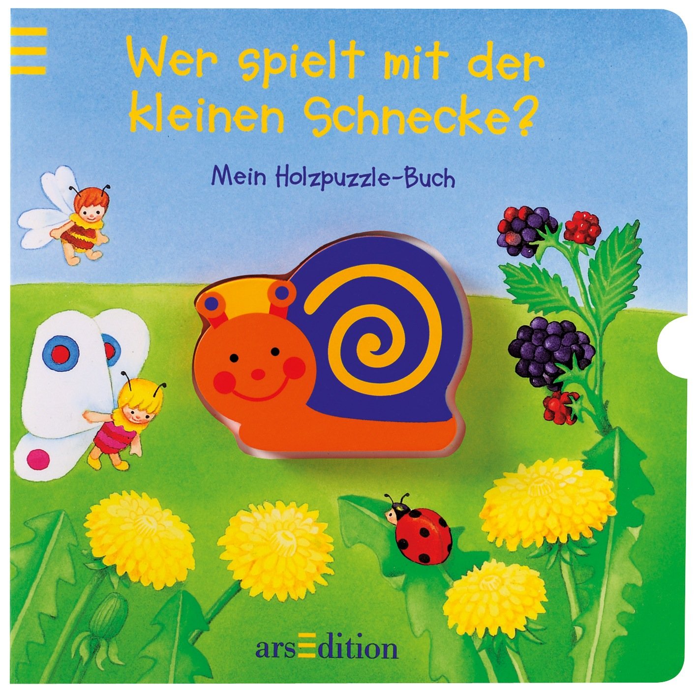 Wer spielt mit der kleinen Schnecke?: Mein Holzpuzzle-Buch Children's books
