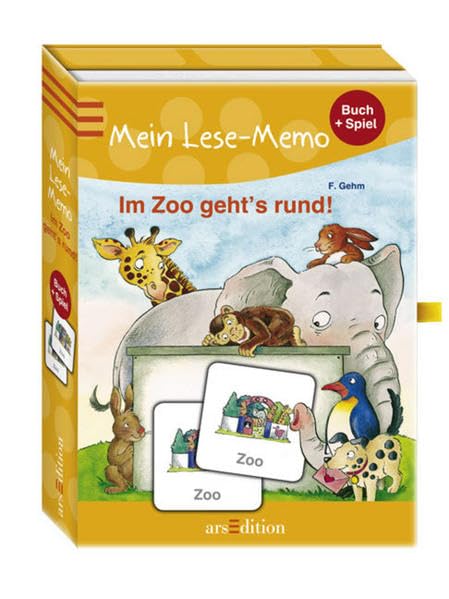 Mein Lese-Memo. Im Zoo geht’s rund!: Buch und Spiel Novels & Short Stories