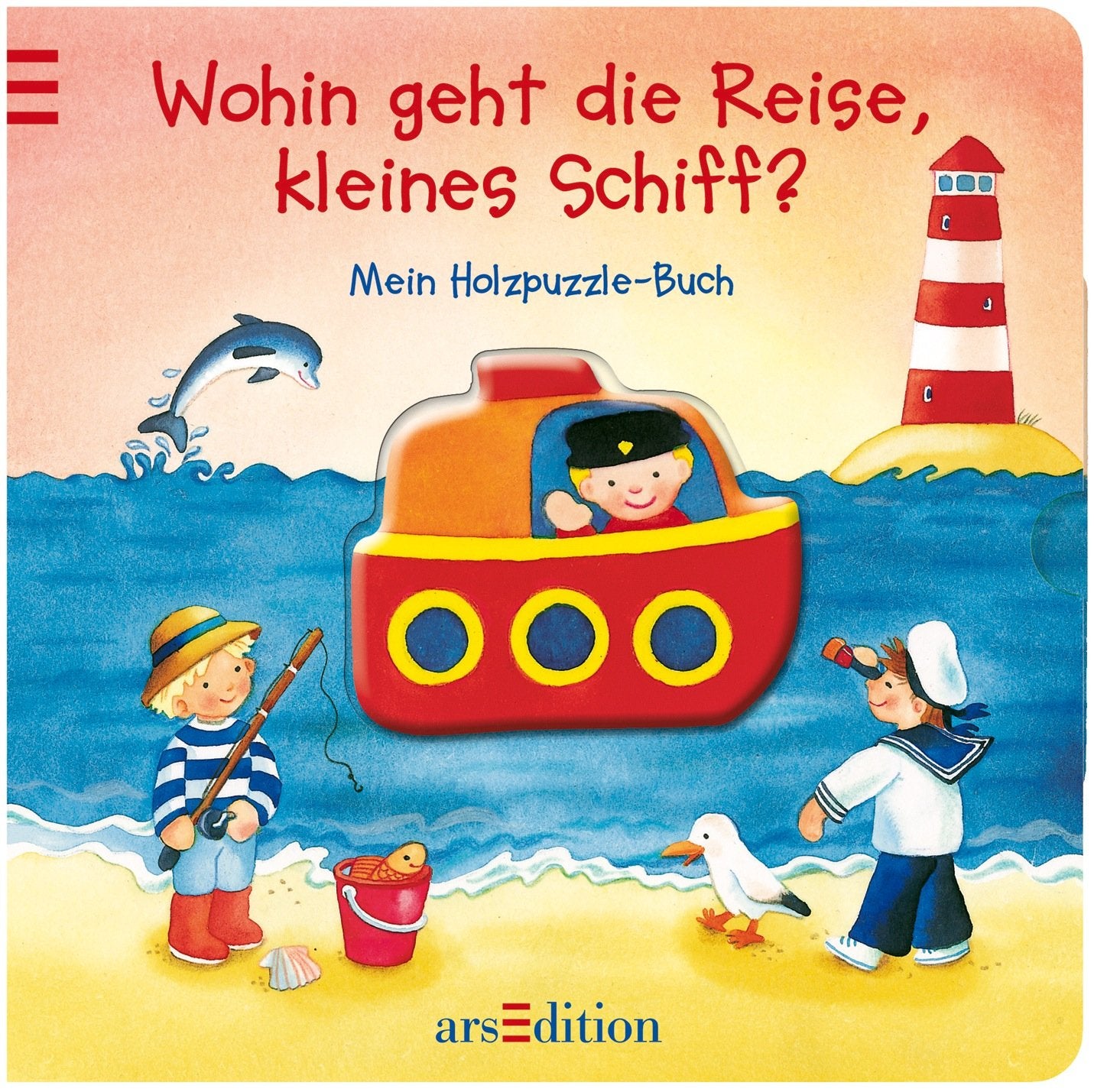 Wohin geht die Reise, kleines Schiff?: Mein Holzpuzzle-Buch Children's books
