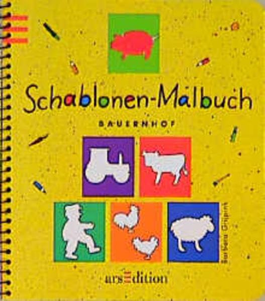 Schablonen-Malbuch, Bauernhof Books