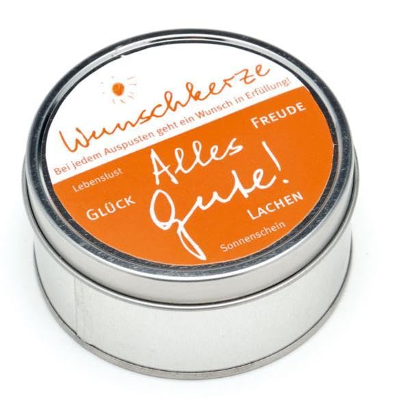Wunschkerze Alles Gute!: Bei jedem Auspusten geht ein Wunsch in Erfüllung! Lifestyle