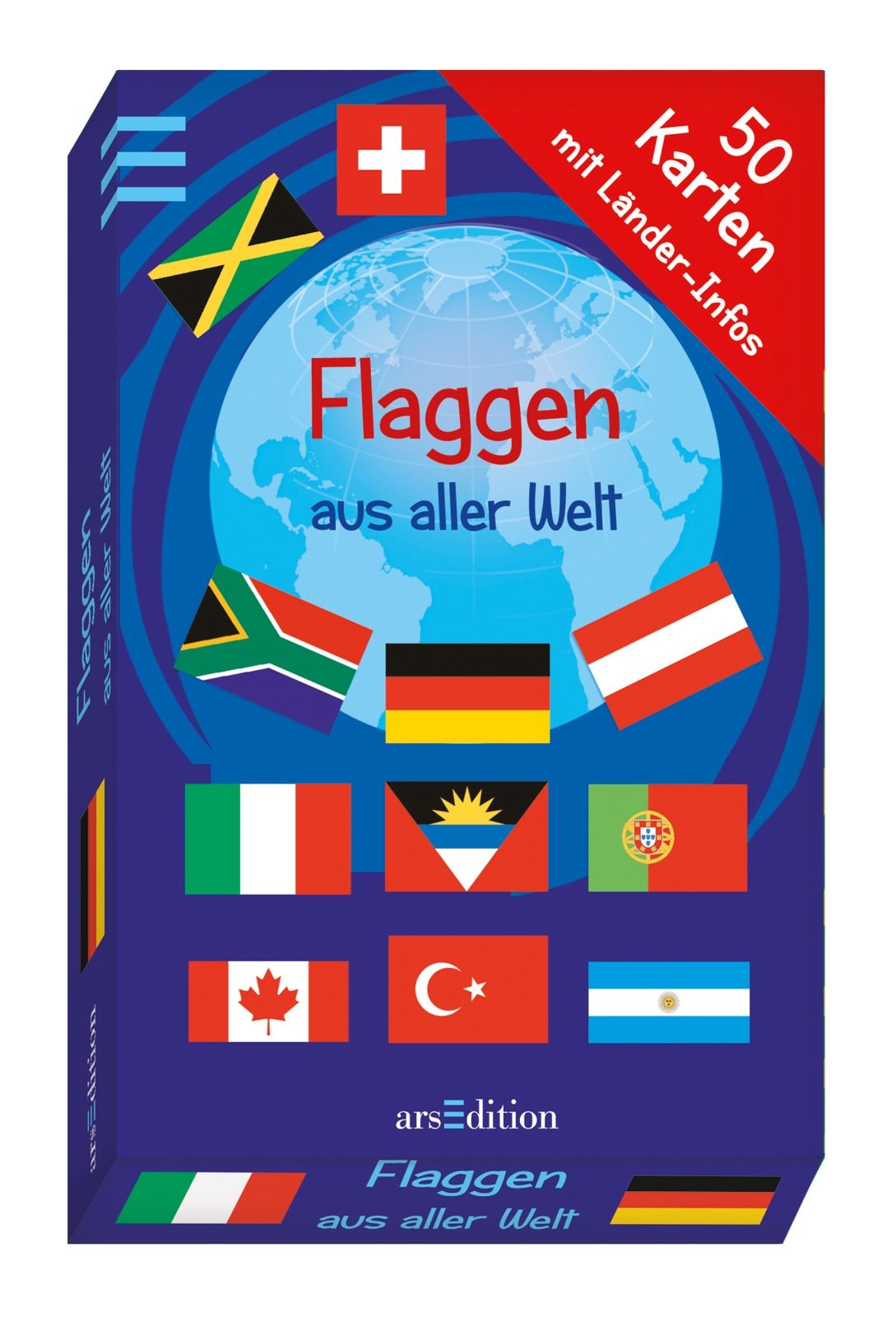 Flaggen aus aller Welt: mit Länder-Infos (50 Karten) Non-fiction