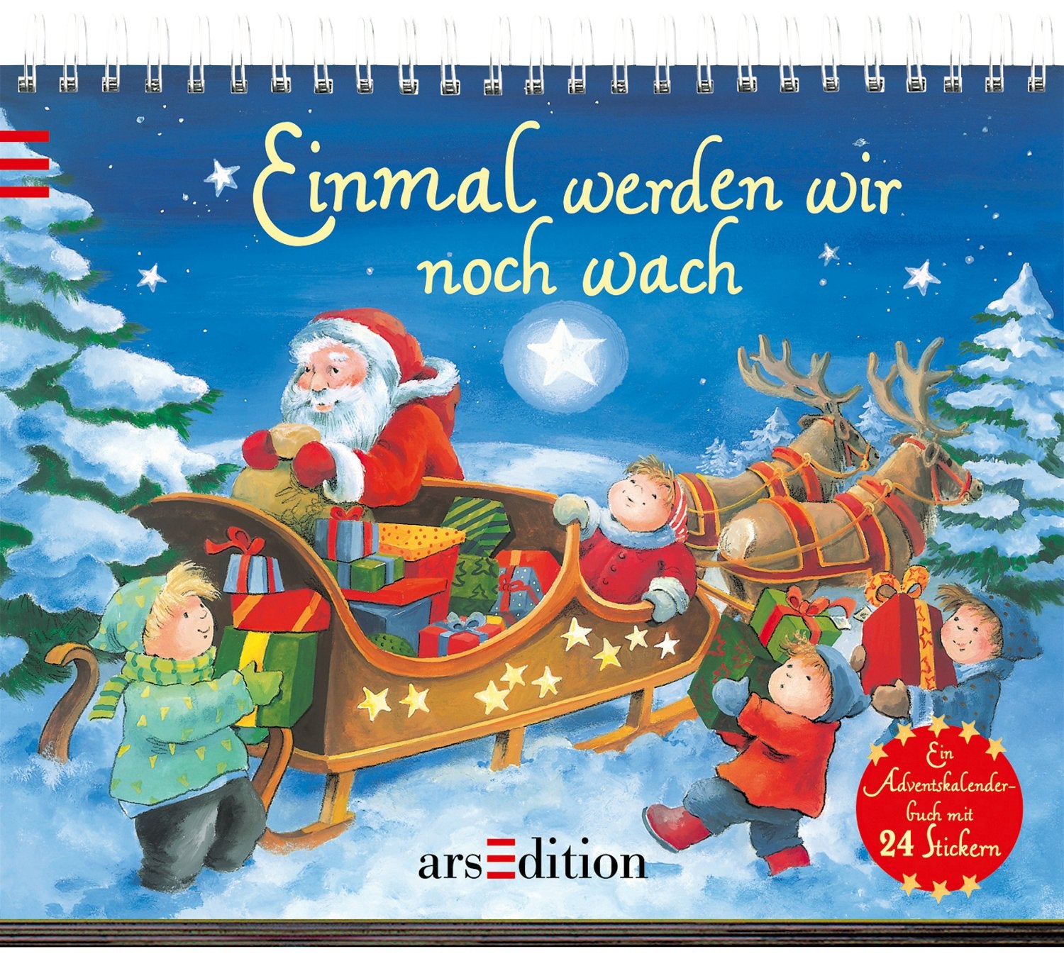 Einmal werden wir noch wach: Ein Adventskalenderbuch mit 24 Stickern Living & Furnishing