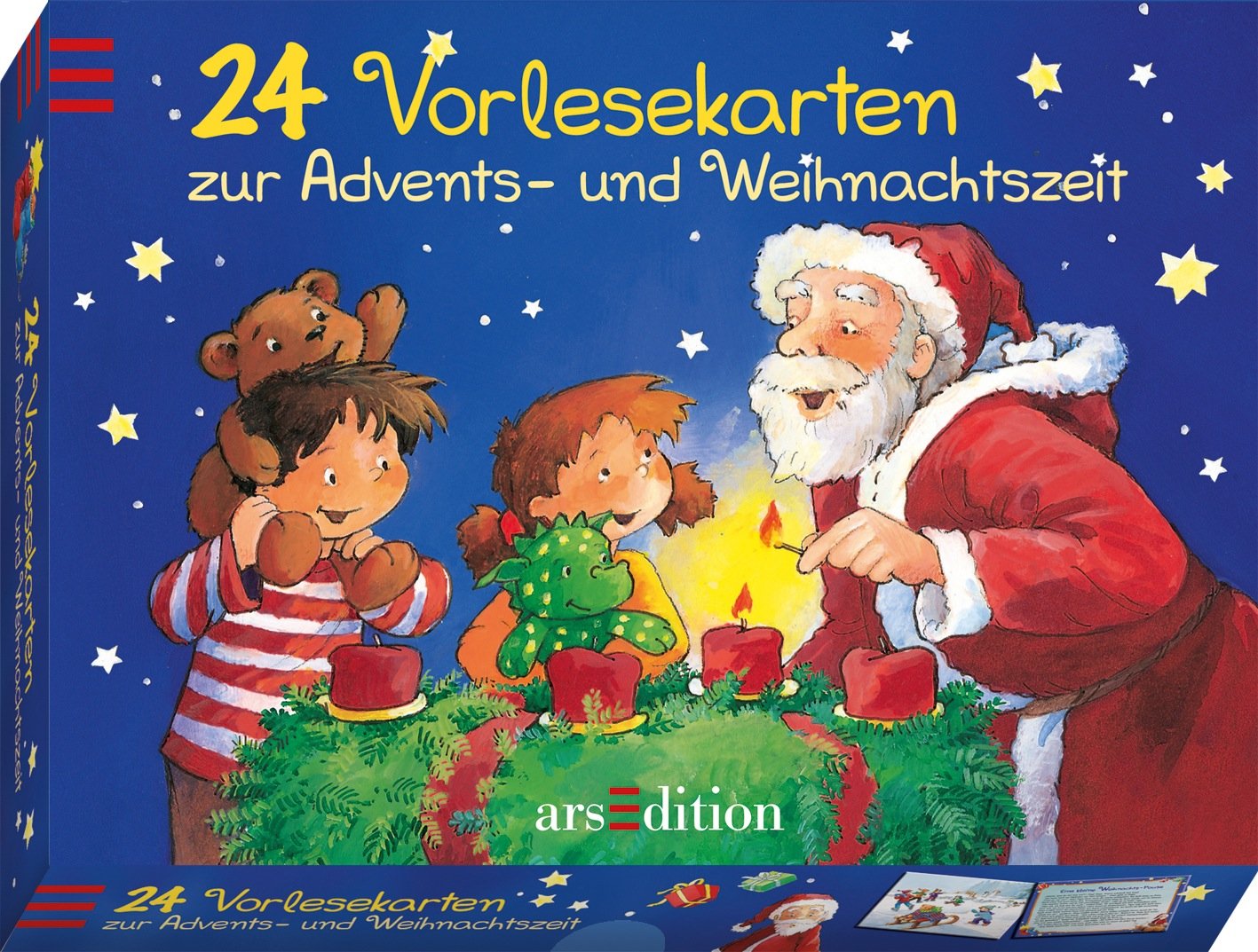 24 Vorlesekarten zur Advents- und Weihnachtszeit (Vorlesekarten-Bilderbuch) Children's books