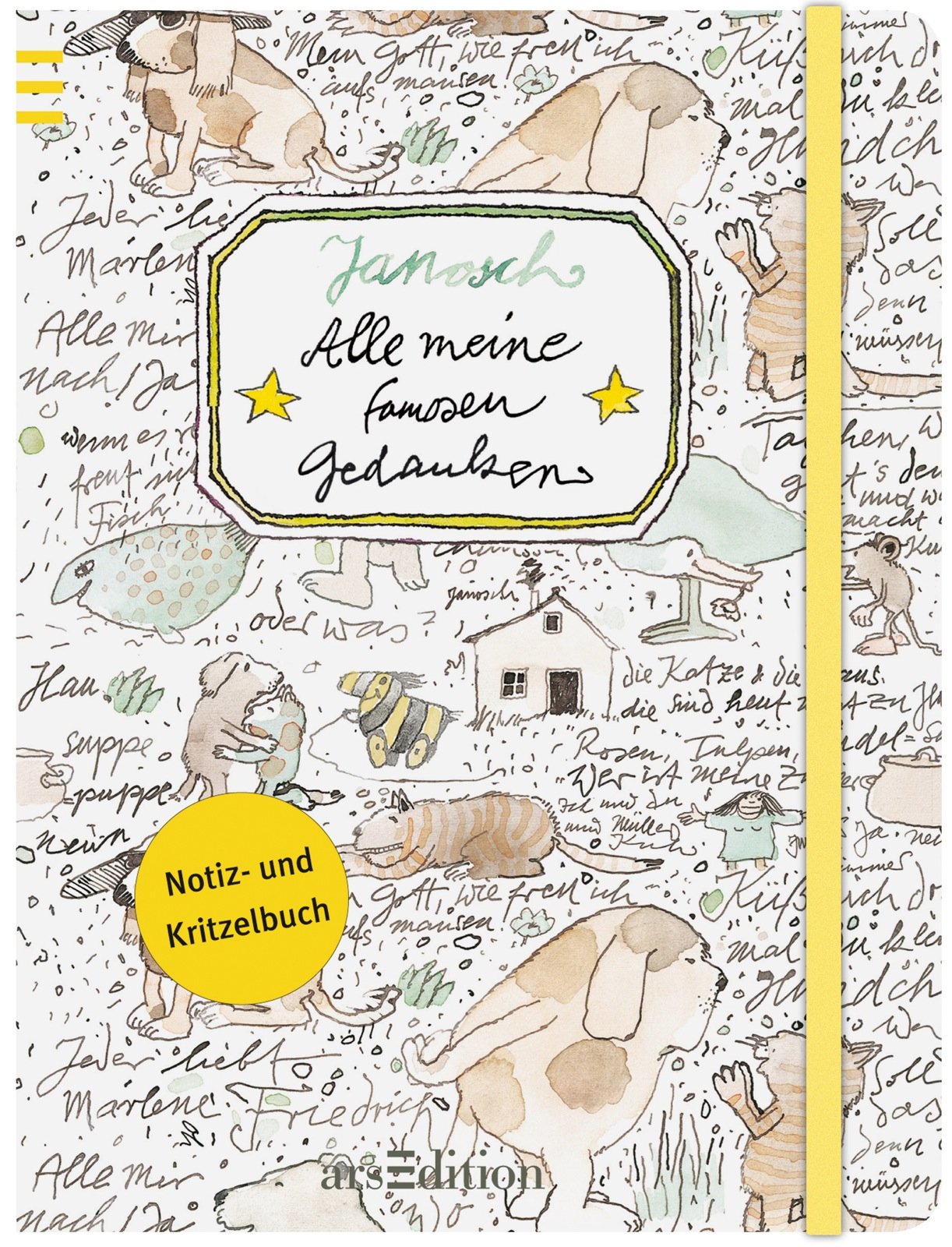 Alle meine famosen Gedanken: Notiz- und Kritzelbuch: Notiz- und Kritzelbuch. Mit Gummizug Living & Furnishing